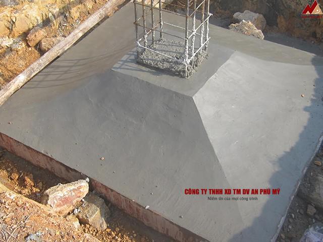 Móng đơn nhà 3 tầng