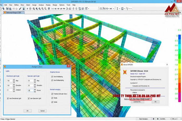 phần mềm tính toán kết cấu có độ chính xác cao