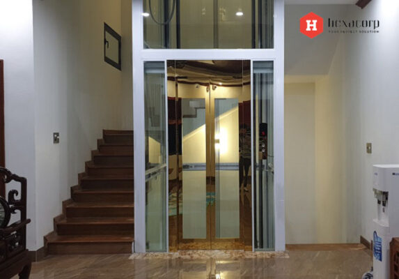 3 mẫu thiết kế nhà 4x11m có thang máy 2 Thiết kế nhà 4x11m có thang máy