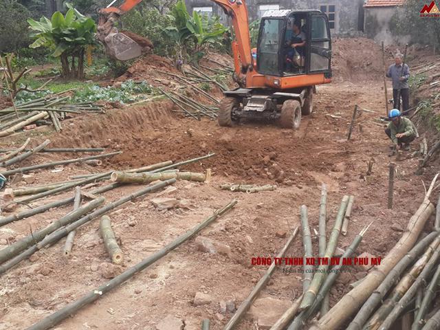 Tính toán số lượng cọc tre cần có để thực hiện tại một vị trí nhất định