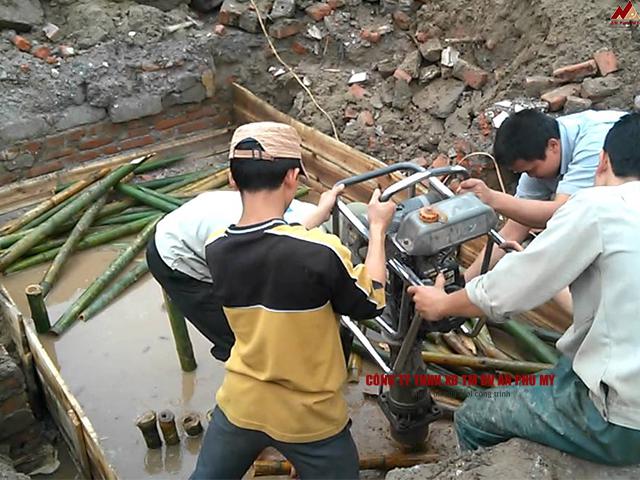 Yều cầu kỹ thuật khi thực hiện đóng cọc tre gia cố nền
