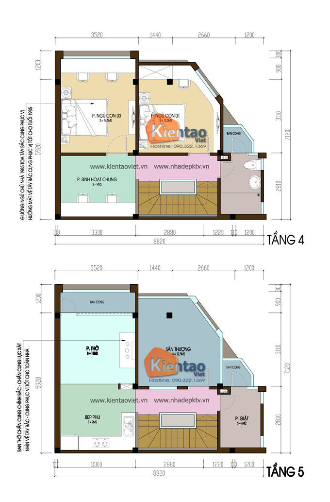 3 mẫu thiết kế nhà 40m2 có thang máy