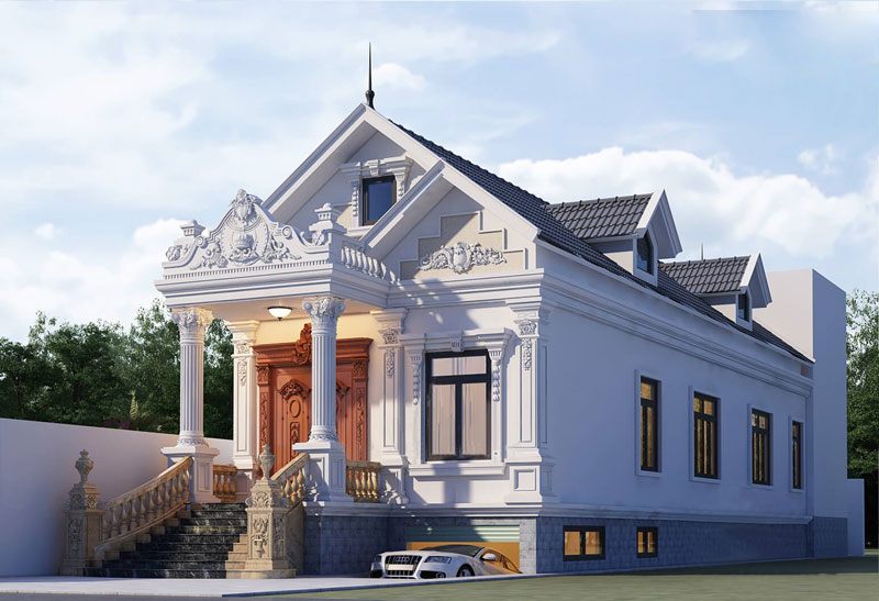 Đặc trưng nổi bật của nhà cấp 4 kiểu Pháp