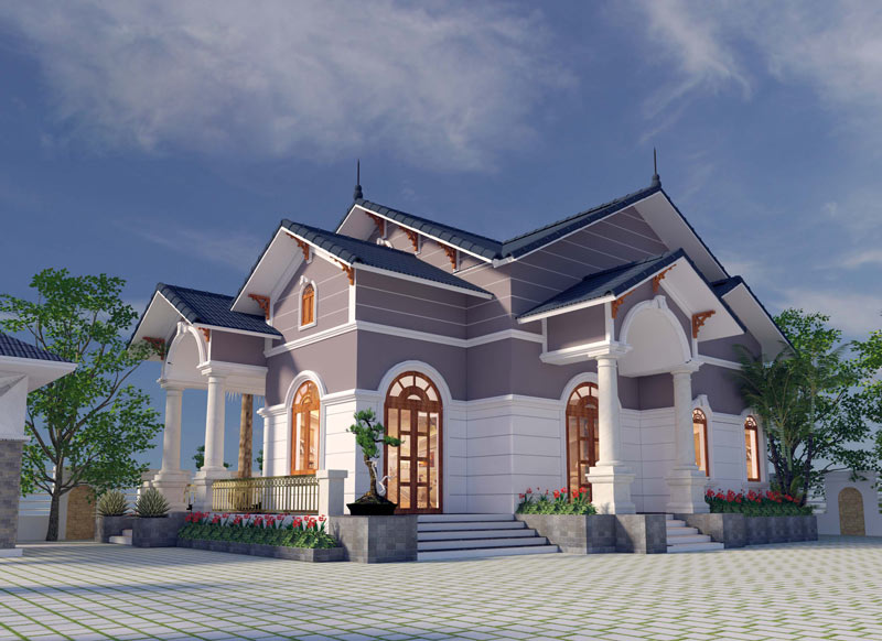 Nhà cấp 4 kiểu Pháp. Ảnh 6