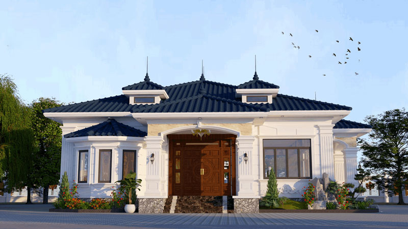 Nhà cấp 4 kiểu Pháp. Ảnh 8