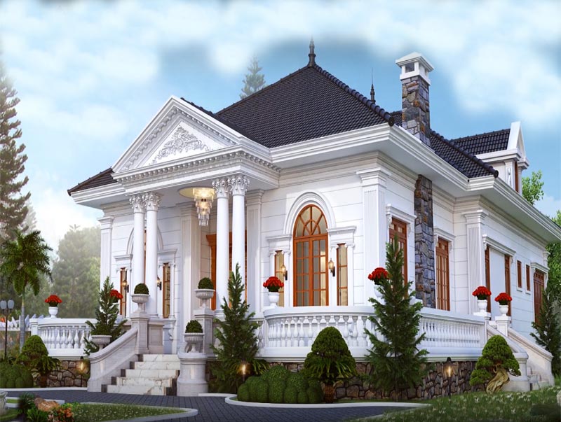 Ưu điểm vượt trội của nhà cấp 4 kiểu Pháp