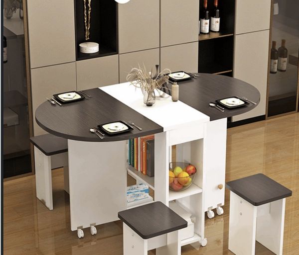 Bàn ăn thông minh được thiết kế đa năng và mang tính thẩm mỹ cao