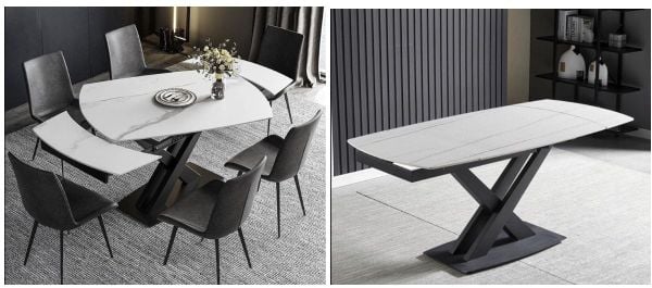 Hình ảnh bàn ăn thông minh gấp gọn và mở rộng