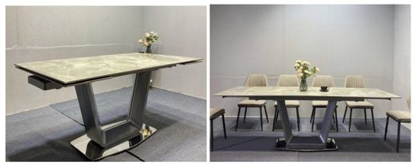 Bàn ăn thông minh gấp gọn 2 đầu BA15 1