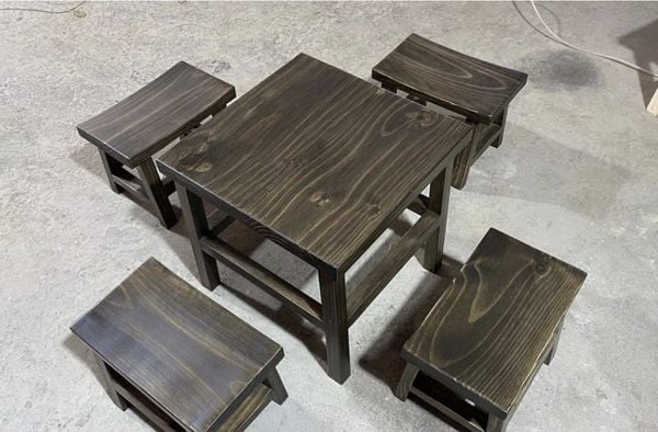 Top 7+ mẫu ghế đôn gỗ