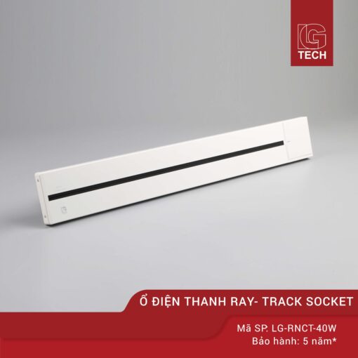 Track socket nổi màu trắng có công tắc LG-RNCT40W 1