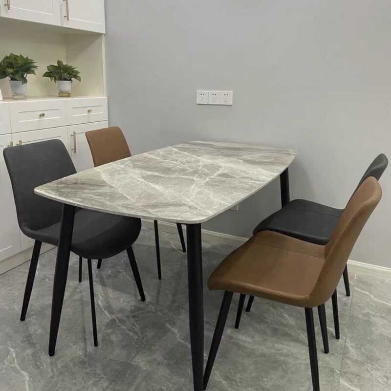 bàn ăn mặt đá 4 ghế
