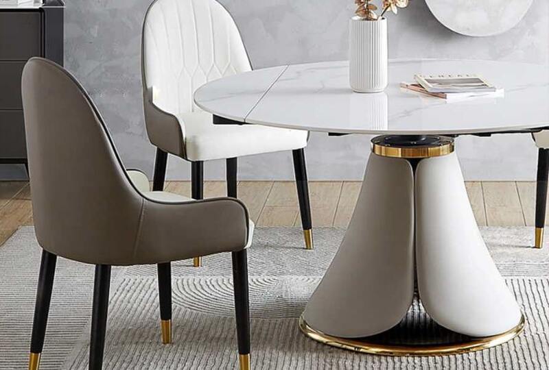 bộ bàn ăn tròn mặt đá bao nhiêu