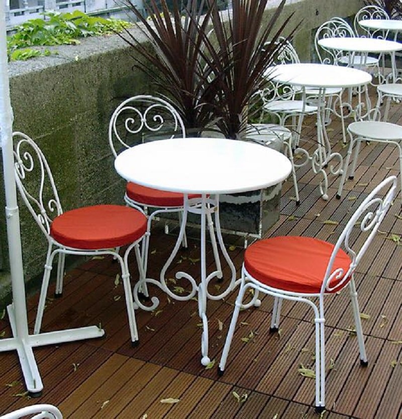 bàn ghế sắt cafe giá rẻ