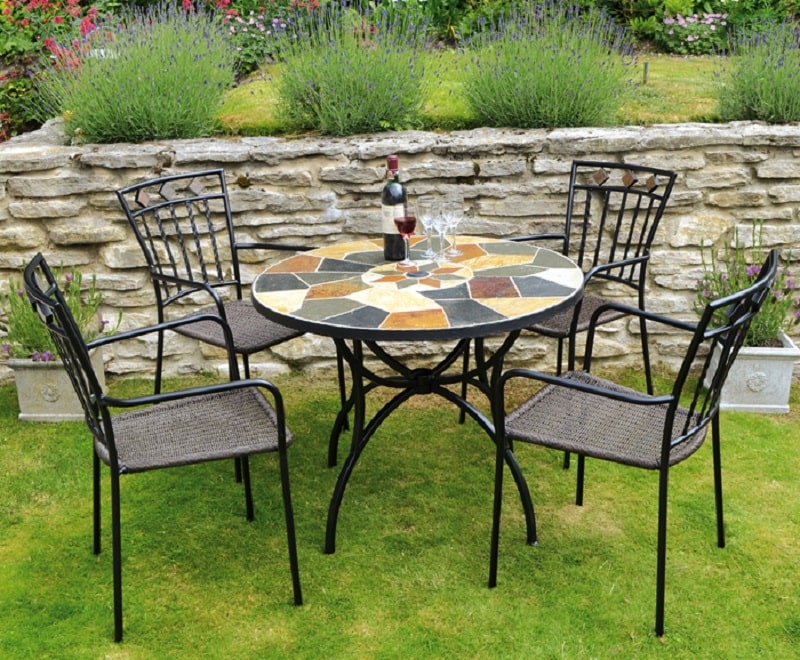 bàn ghế cafe chân sắt