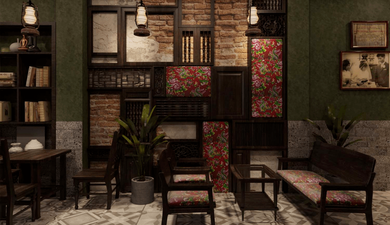 bàn ghế cafe độc lạ