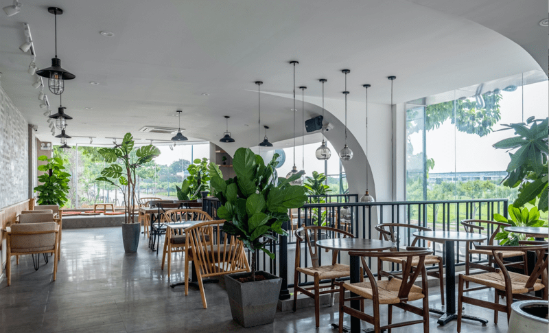 bàn ghế quán cafe