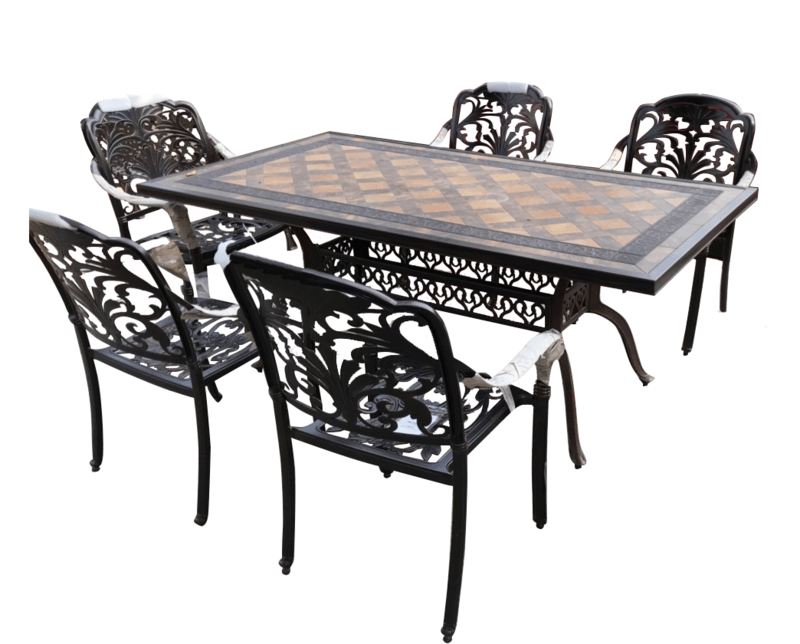 bàn ghế đúc mỹ thuật cafe