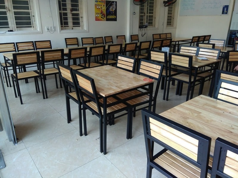 cách sắp xếp bàn ghế trong nhà hàng