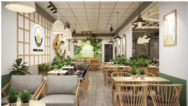 rang trí bàn và ghế với gối tựa và vải trải bàn mẫu 2