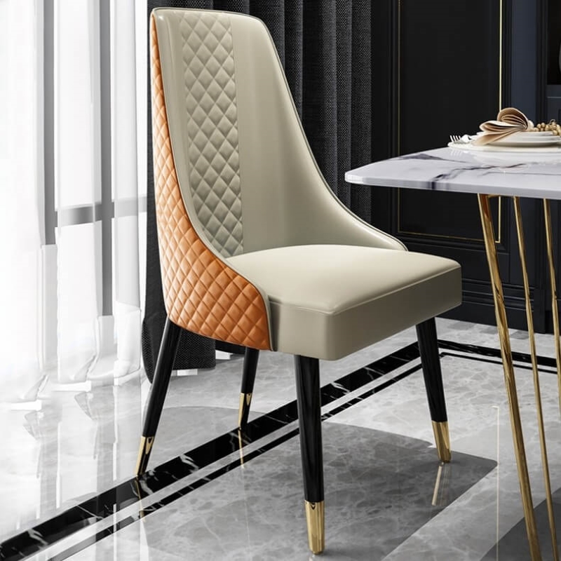 ghế bàn ăn bọc da