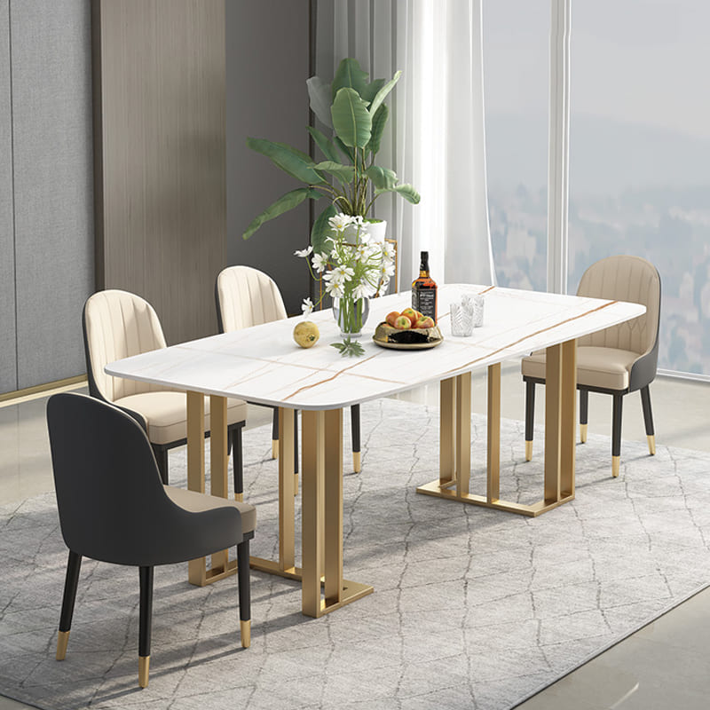 ghế bàn ăn bọc da