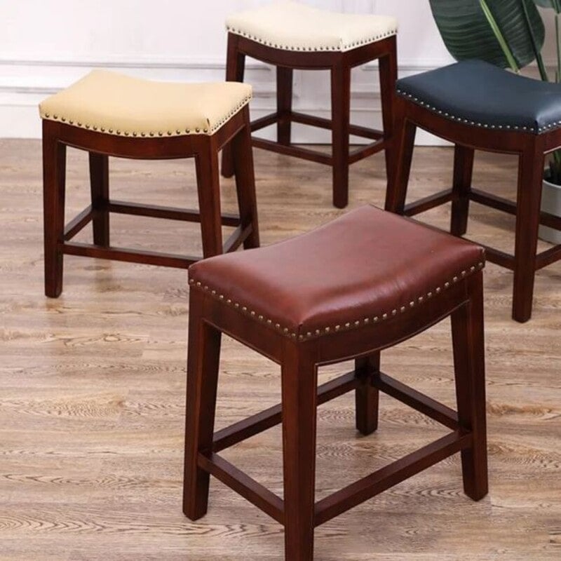 ghế đôn gỗ bọc nệm