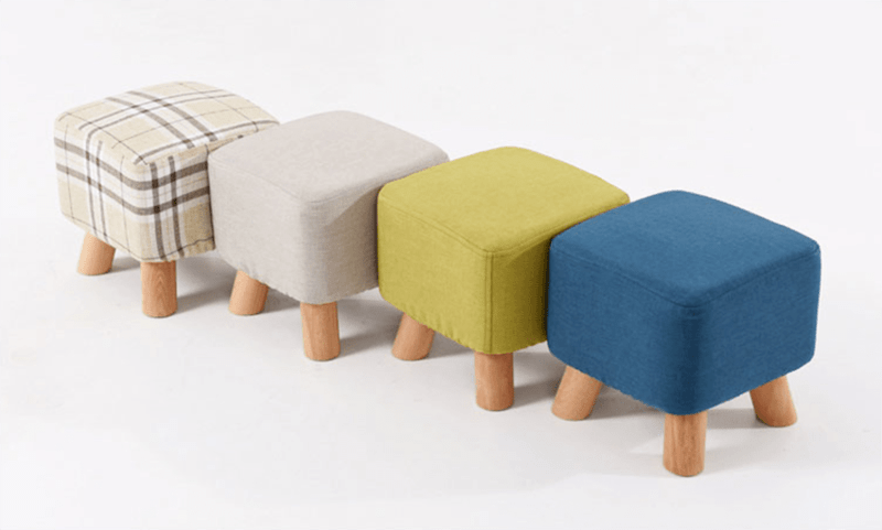 ghế đôn gỗ bọc nệm