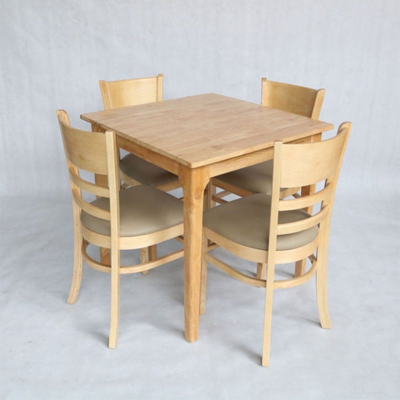 giá bộ bàn an 6 ghế gỗ cao su