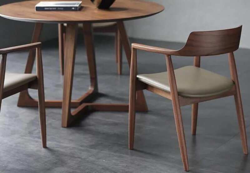 ghế ăn gỗ cao su