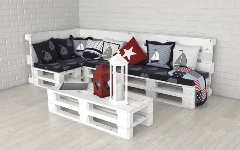 bàn ghế gỗ thông pallet giá rẻ