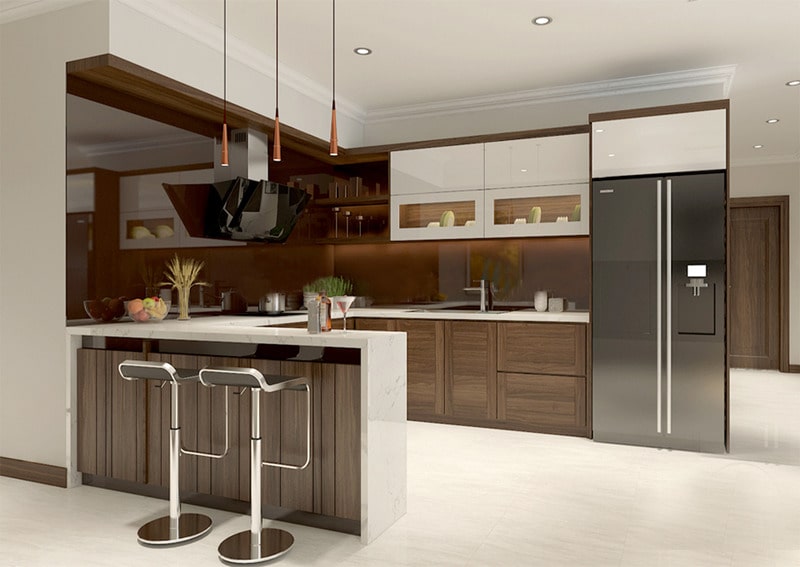 ghế quầy bar mini có lưng tựa