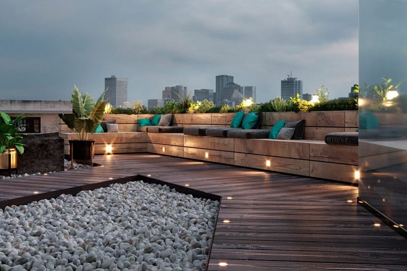 Trang trí sân thượng