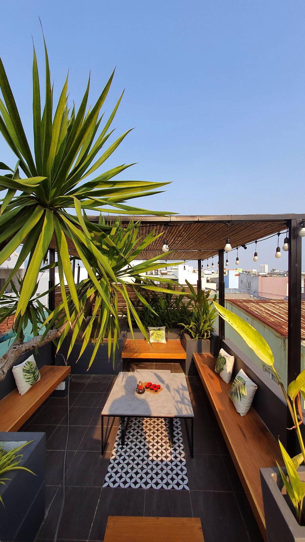 Trang trí sân thượng