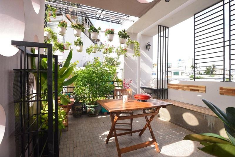 Trang trí sân thượng