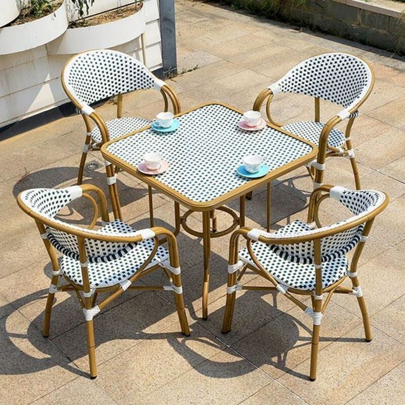 kích thước bàn ghế uống cafe