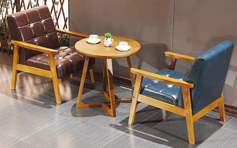 kích thước bàn ghế uống cafe