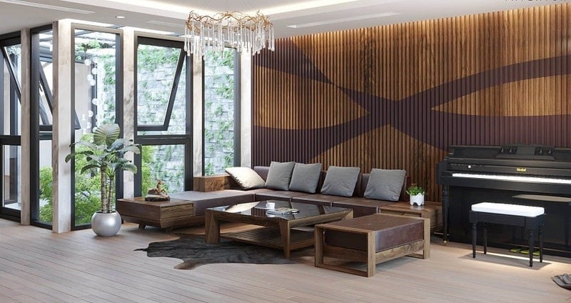 kích thước ghế sofa gỗ chữ l