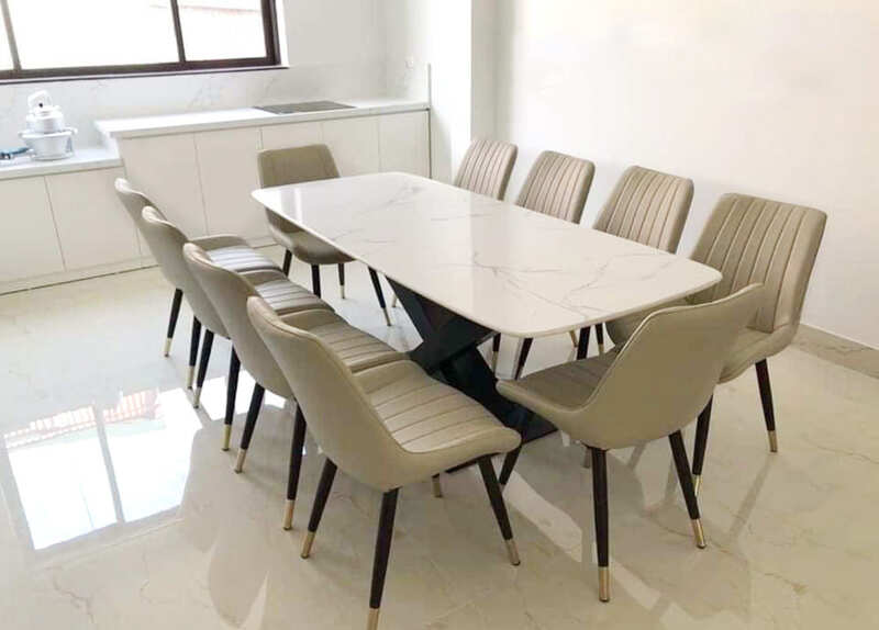 mẫu bàn ăn đẹp 10 ghế ăn đẹp