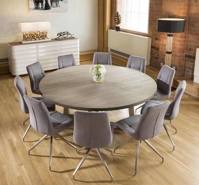 mẫu bàn ăn đẹp 10 ghế an bằng gỗ