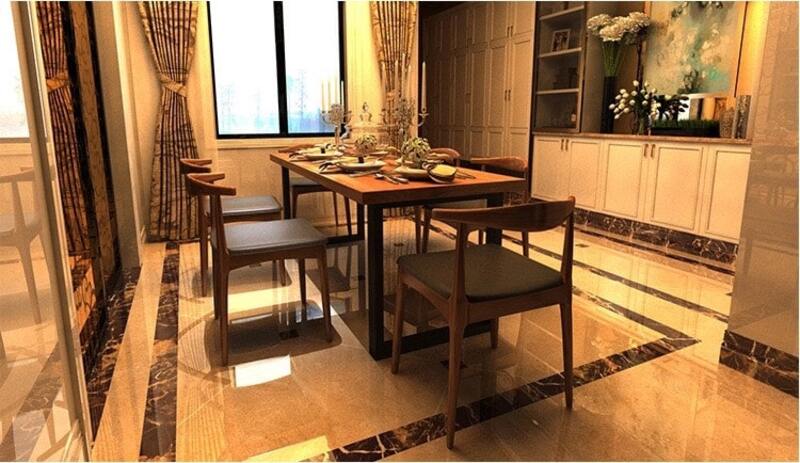 mẫu bàn ăn đẹp 10 ghế ăn đẹp