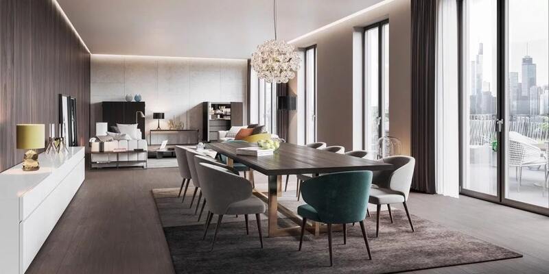 mẫu bàn ăn đẹp 10 ghế ăn đẹp