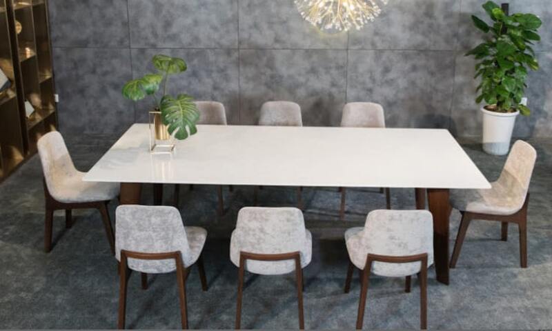 mẫu bàn ăn đẹp 10 ghế ăn đẹp