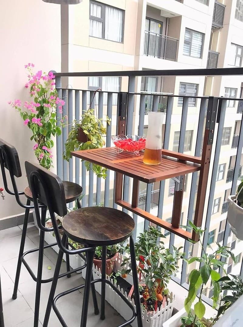 ghế quầy bar ban công