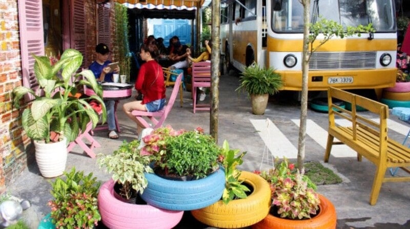 trang trí quán cafe