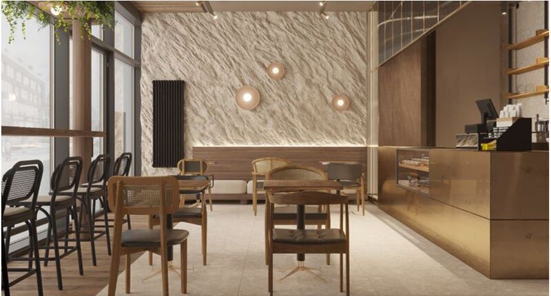 trang trí quán cafe