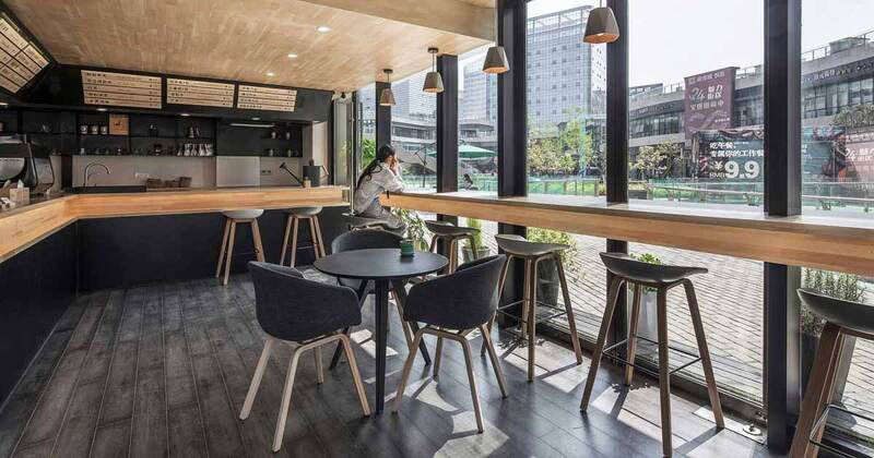 trang trí quán cafe