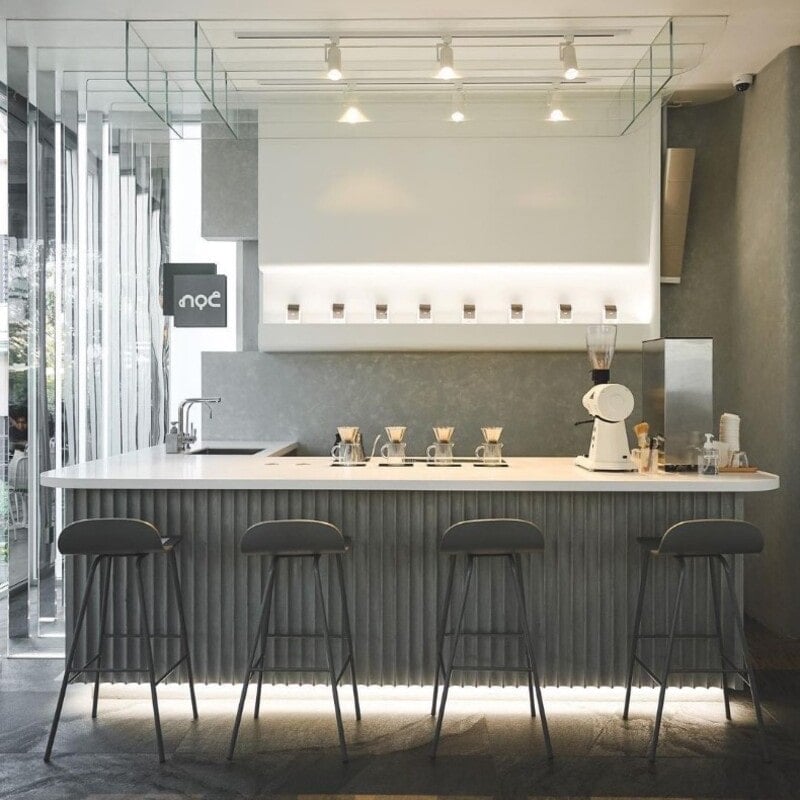 cách bố trí quầy pha chế