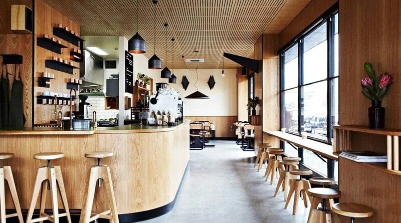 trang trí quầy pha chế