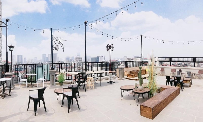 Trang trí sân thượng